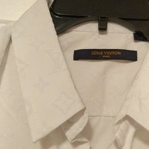 White Louis Vuitton Dress Shirt